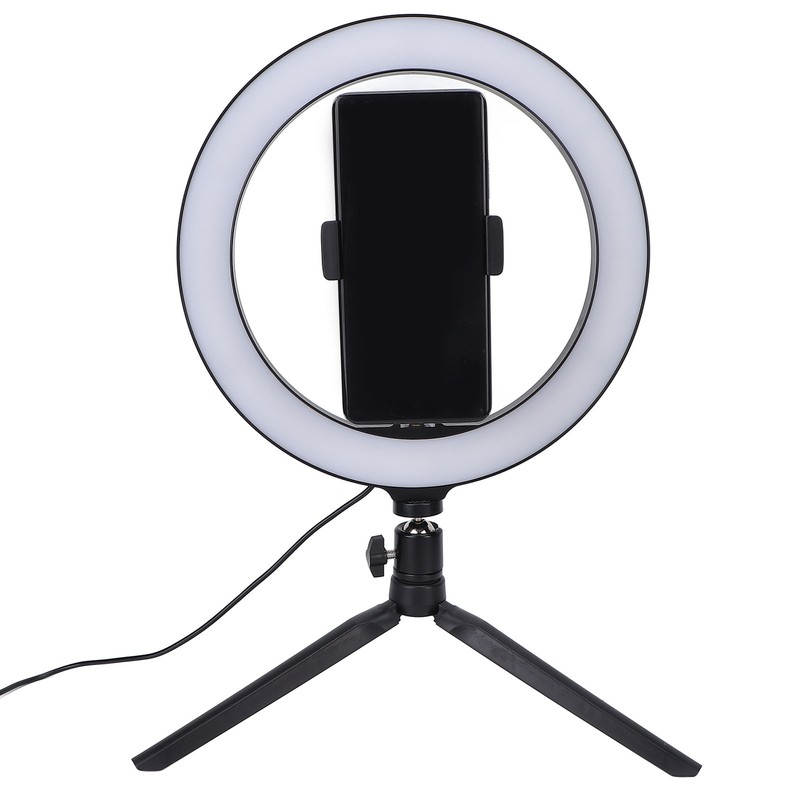 10 Inch Circle Fill Light Bright Dimmable LED Cellphone Round