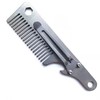 Titanium Comb EDC Mini Portable Hair Comb Multifunctional EDC Mustache