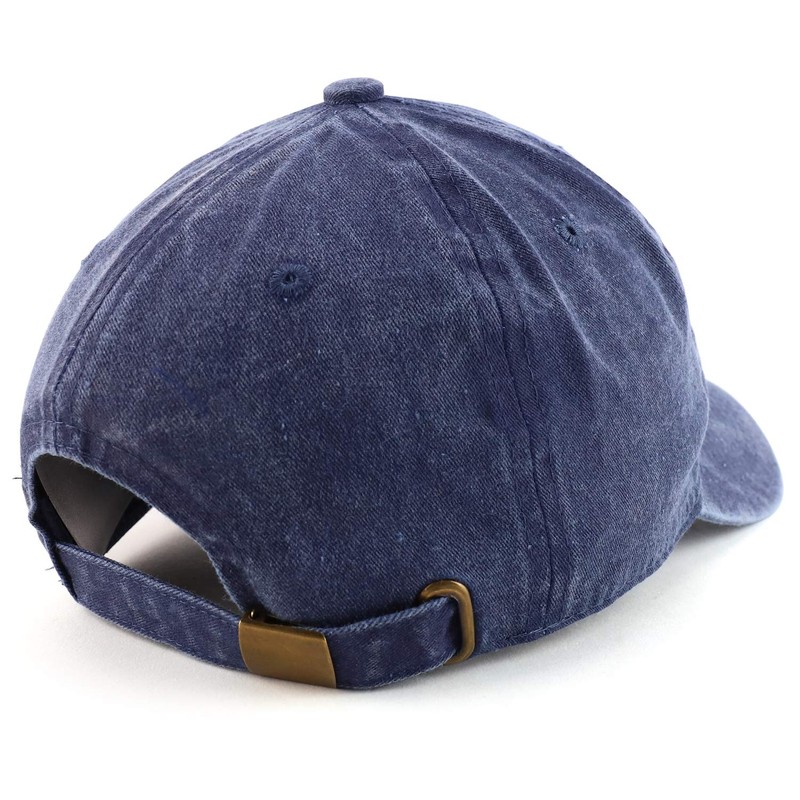 Trendy Apparel Shop Gorra de algodón de perfil bajo teñido