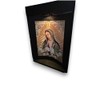 Cuadro Virgen María con Destellos Dorados