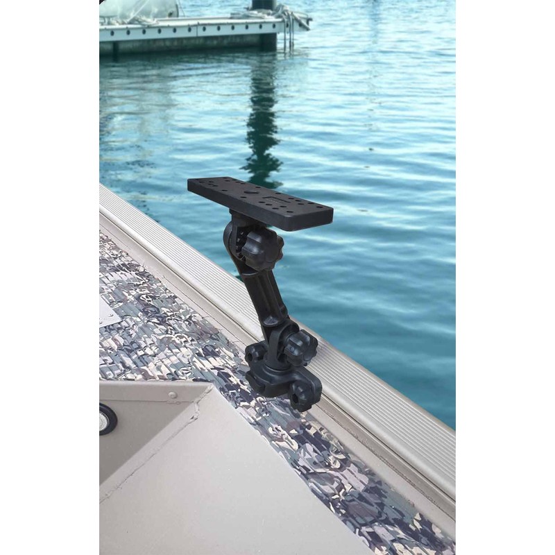 Brocraft Universal Electronic Mount for Boat Gunnel Track Mount/Fish Finder