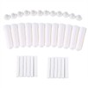 Haokaini 12pcs Essential Oil Inhaler Tubes with Cotton Wicks Essential