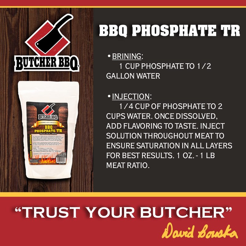 Butcher BBQ Phosphate TR-Tenderize for Hot and Fast Cooking |