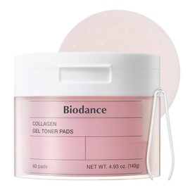 Biodance Collagen Gel Toner Pads, Pore Minimizer for Face, Improving Elasticity, Plumping Toner Pads for Sensitive Skin, Pre-Soaked Pads, Korean Skin Care, Mothers Day Giftsㅣ60 Pads