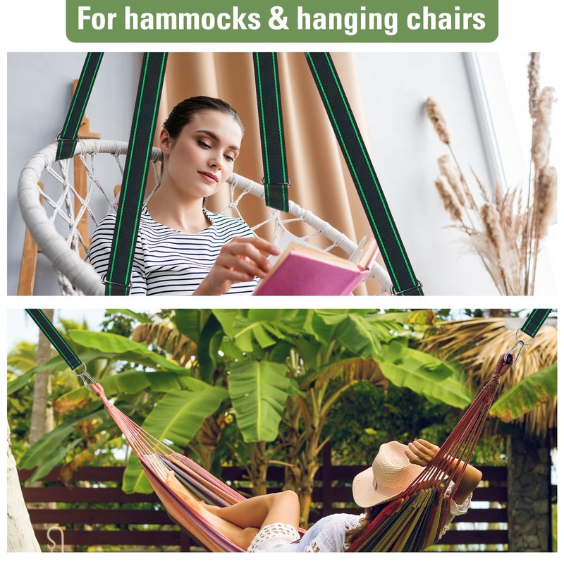 CENOVE Swing Attachment 2 x 150 cm, Tree Swing Strap
