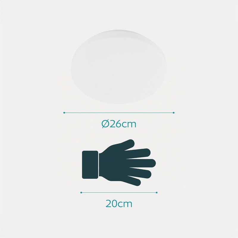 Eglo Pogliola-E LED Ceiling Light Round Ceiling Light