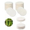 Waaqkid 50PCS Natural Loofah Sponge Pads for Washing Face, Exfoliating