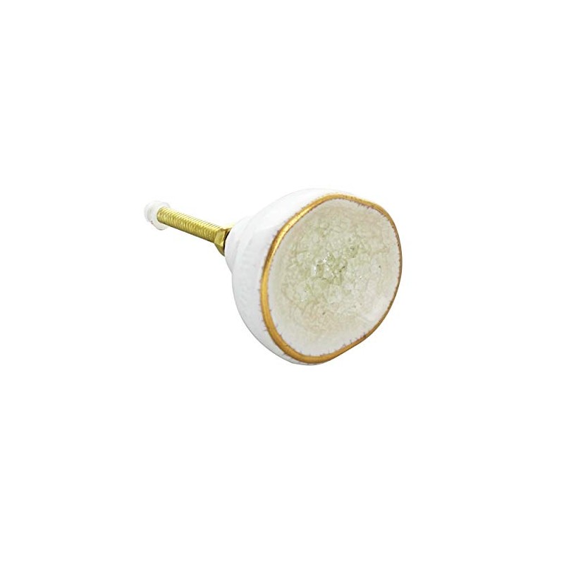 G Decor Shabby Chic Cream Ceramic Door Knob