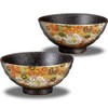 Couples Rice Bowl, Stylish Tableware, Kutani Ware, Pair of Rice