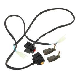 FELTECHELECTR 2pcs Motorcycle Start Stop Switch Button for ATV Quick Ignition Response Compatible with Dirt Bikes and Scooters Performance Upgrade for Off Road Racing