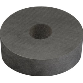 MAG-MATE F1407 Ceramic Ring-Shaped Magnet Material, Magnet Material with Center Hole for Mounting and Centering, 1.23’’ OD x 0.89’’ ID x 0.43’’ Thick