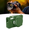 Camera Silicone Case with Removable Lens Cover Precise Cutouts Soft