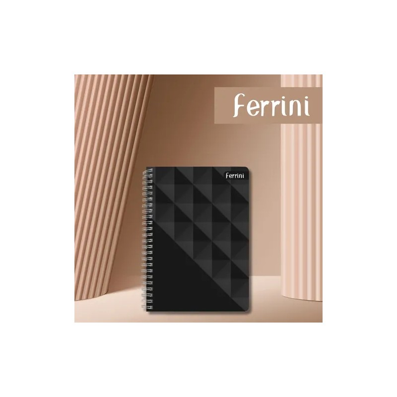 Cuaderno Profesional Ferrini 6pk Doble Aro Unicolor 120h Color CUADRO