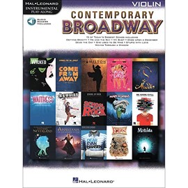 Contemporary Broadway: Instrumental Play-Along for Violin