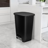 Glad 20 Gallon Trash Can - Plastic Kitchen Waste Bin
