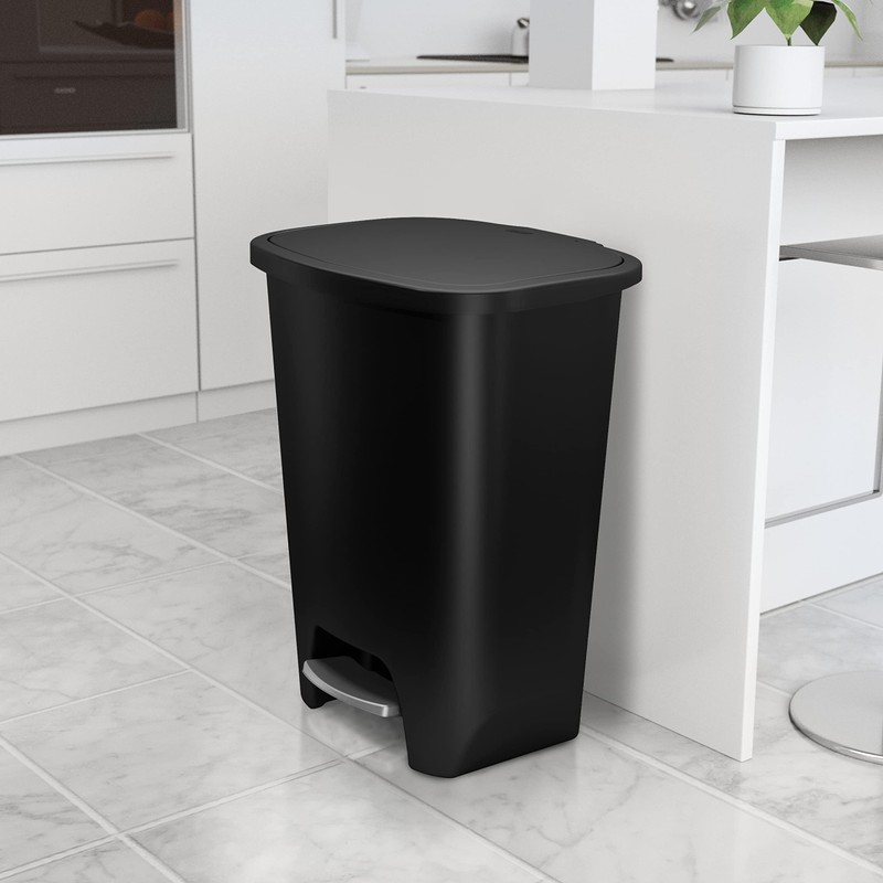 Glad 20 Gallon Trash Can - Plastic Kitchen Waste Bin