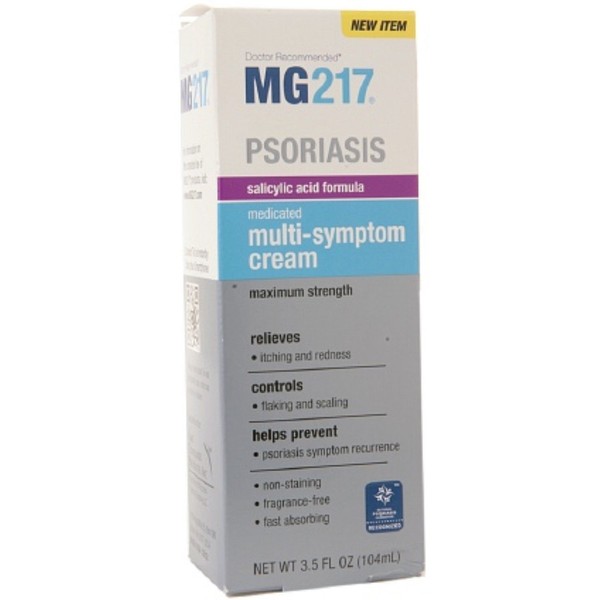 MG217 Psoriasis Medicated Multi-Symptom Cream 3.5 oz (Pack of 5)