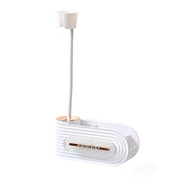 Hair Dryer Hanger Strong Bearing Waterproof and Moisture Proof Wallmounted Hairdryer Hangers for Bathroom Bedroom White