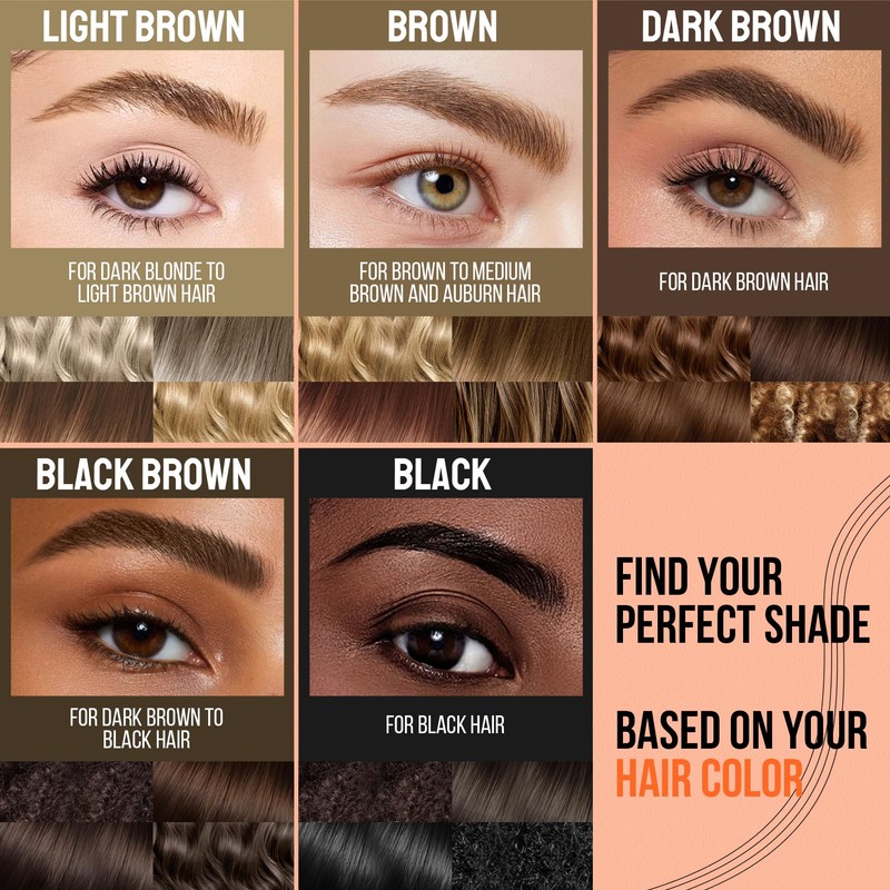 Eyebrow Pencil - Microblading Eyebrow Pen Waterproof 4 Fork Tip