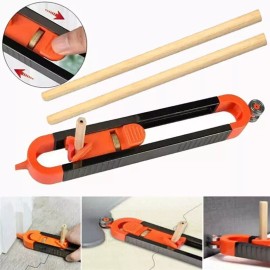 Unbranded Carpenter Tool Profile Scribing Ruler Contour Gauges with Lock Profession Gauges