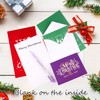 KUUQA 30Pcs Merry Christmas Greeting Cards with Envelopes and Snow