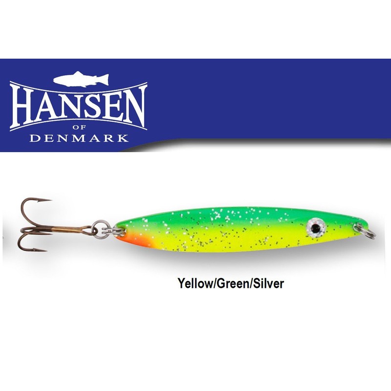Unbekannt Hansen Fight 7,6cm Meerforellenblinker, Gewicht:18g, Farbe:White