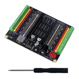Freenove Placa de conexión para ESP32/ESP32-S3 WROVER WROOM, escudo de bloque de terminales con cabezal de clavija, salidas de alimentación de 5 V 3,3 V, LED de estado GPIO