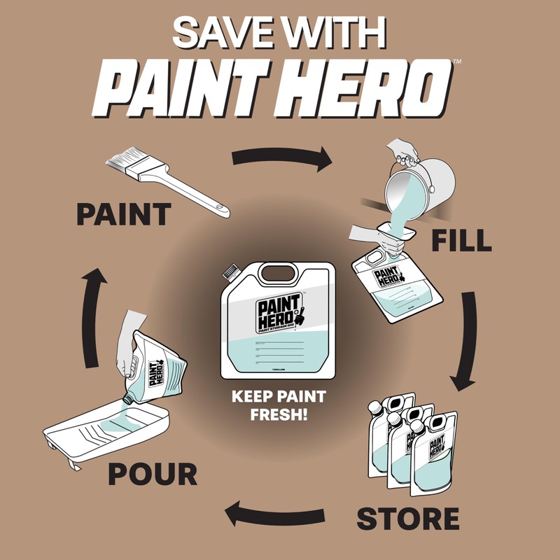 GoSports Outdoors Paint Hero 8 Pack Paint Storage Bags -