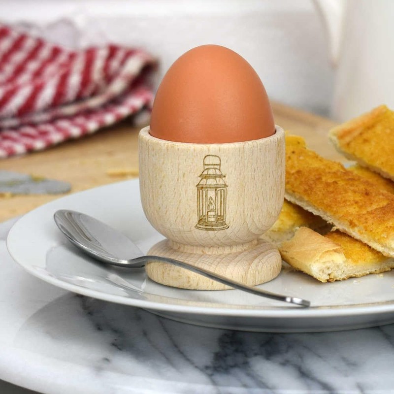 'Gas Lantern' Wooden Egg Cup (EC00025658)