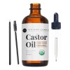 Castor Oil Aceite Ricino Crecimiento Pestañas Cejas Cabello
