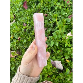 A&S Mezuzot Quartz Mezuzah Case with Engraved Shin Design Easy Peel and Stick Judaica Door Mezuza (Pink, 5 Inches)