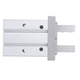 MHZ2 Double-Acting Air Gripper, Pneumatic Cylinder Cylinder High Density Steel Pneumatic Finger Cylinder Transfer Calibre M3 × 0.5 (MHZ2-25D)