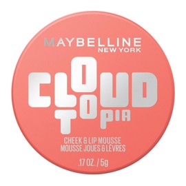 Maybelline Cloudtopia Blush para mejillas y labios,14H, tono ilusión coral