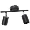 LED Track Light Kit 2 Heads 10.8in Track 90 Degrees