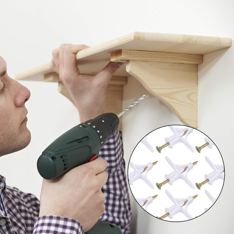 THJOPOKEEL 50 Kit de Anclajes para Paneles de Yeso, Tapones
