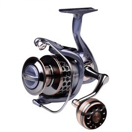Number 7000 Series Spinning wheels,Saltwater/Freshwater Spinning Fishing Reel, 5.2:1 Gear Ratio, Metal Spool, Left/Right Interchangeable,Fishing gifts,Fishing tools