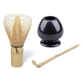 Matcha Broom Chasen - Matcha Broom Plus Matcha Bamboo Spoon Chashaku Plus Matcha Broom Holder Quertee