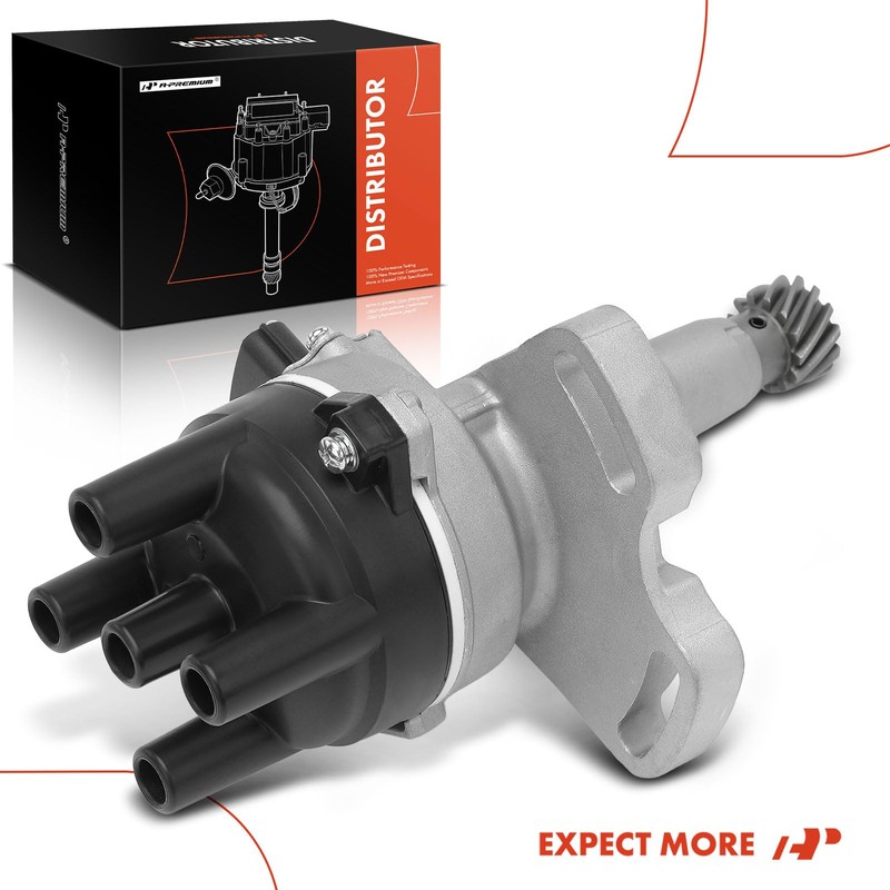 A-Premium Ignition Distributor with Cap and Rotor Compatible with Mazda