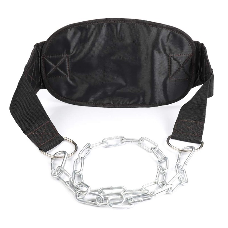 MOOCY Dip Belt with Chain for Weightlifting, Pullups, Powerlifting, Crossfit,