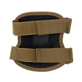 KombatUK Spec-Ops Armour Knee Pads (Coyote). Hard X-Shell. Elasticated Straps with Velcro.