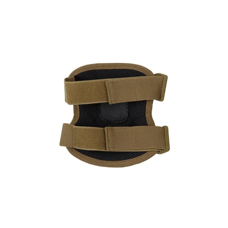 KombatUK Spec-Ops Armour Knee Pads (Coyote). Hard X-Shell. Elasticated Straps