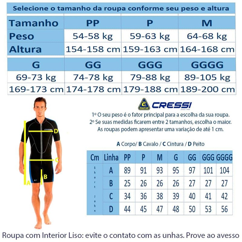 Cressi Lido, Negro/Azul, M