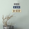 Standard Property Under 24Hr Video Surveillance Sign (Brushed Silver) -