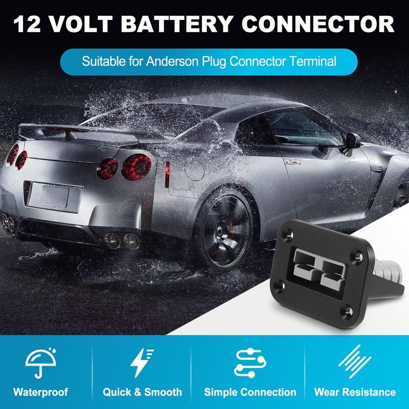 Moqqeu Suitable for Anderson Plug Connector Terminal 50A Cable Car