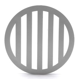 DPM Heavy-Duty Plastic Drain Cover 3" Drain Grate Round Drain Cover 3 inch Round Grate | 3" Diameter 1/4" Thickness | Made in USA (1, Gray)