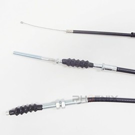 PHOENIX APE Axle Clutch Brake Genuine Length Wire Set of 3 Black Stainless Steel Mesh Cable Drum Throttle 50 100 Black Motorcycle T03