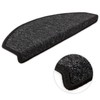 Kettelservice-Metzker Imago Stair Mat, Semi-Circular with Fleece Backing, Non-Slip Thanks