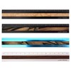 Radite LDTI-HRW-0101 Hybrid Ruler Fine Wood BK/Pale Moon Ebony