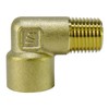 Flowbar Brass Threaded Fitting Street Elbow GSL2-02-BS 1/4