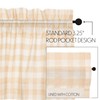 VHC Brands - 4 cortinas Annie Buffalo Tan Check Swag